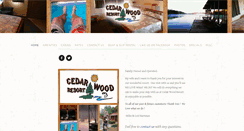 Desktop Screenshot of cedarwoodresort.com